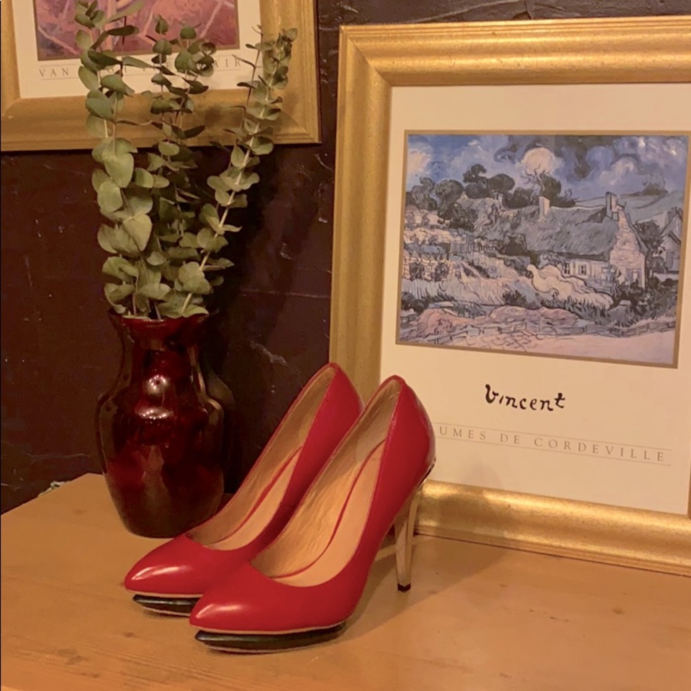 Lamb Glam red heels